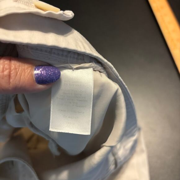 Talbots Signature Chino Womens 12 Tan Khaki Cotton Cuff Ankle - Picture 7 of 7